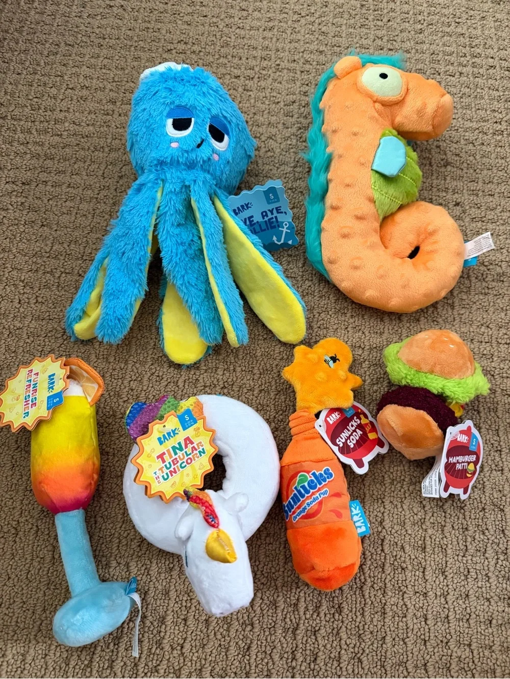 6 BARK Dog Toys Bundle | New With Tags